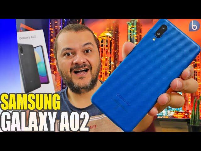 Galaxy A02 | Paguei 630 Reais Nele, Será que VALE A PENA? Unboxing e Impressões