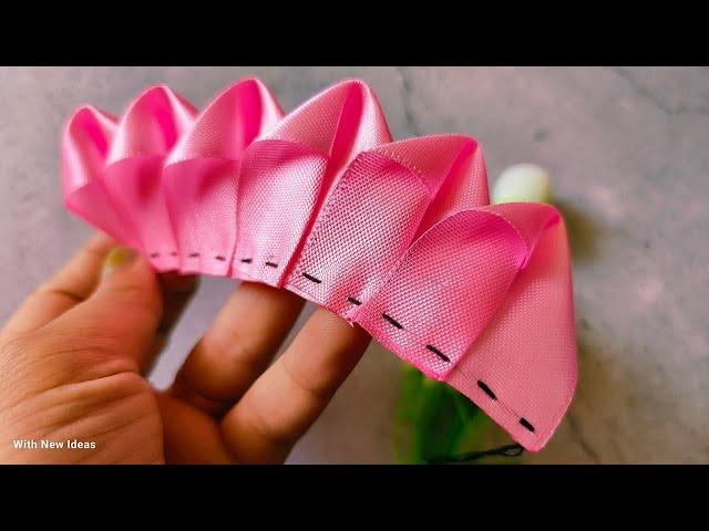 DIY Amazing Ribbon Art Quick And easy 5 minutes Craft