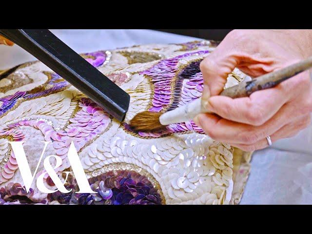 ASMR at the museum | Conserving a clown costume | V&A