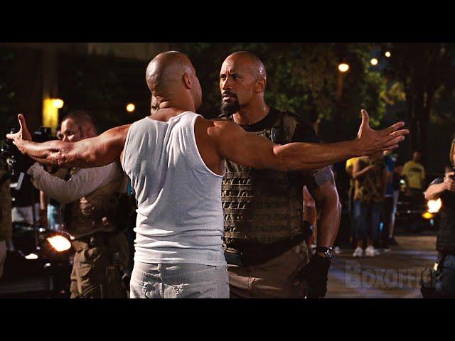 "This is Brazil" | Hobbs Tries to Arrest Dom | Fast Five | CLIP