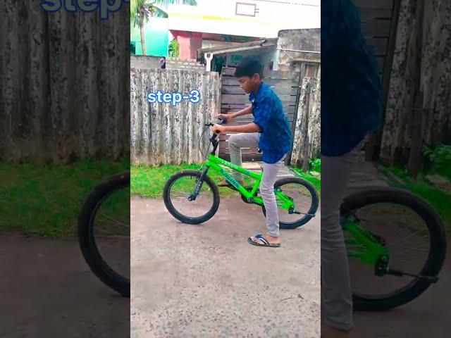 how to stoppie cycle tutorial in 17 Seconds subscribe for more  #viral #cyclestunt