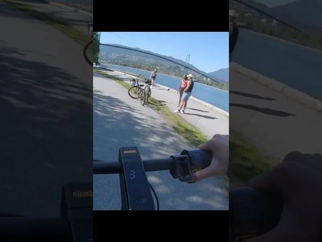 Stanley Park Segway Ninebot Max G2 Ride POV #shorts #escooter