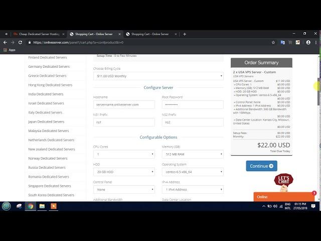 Buy USA VPS Server Plans with Custom Configuration - Onlive Server