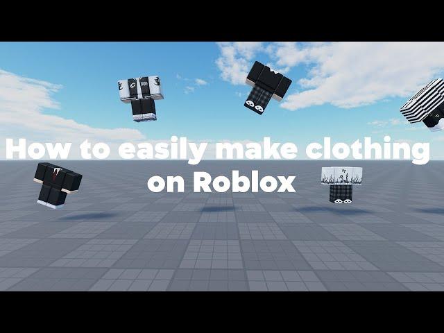 How to easily make clothing on Roblox without a Photo Editor