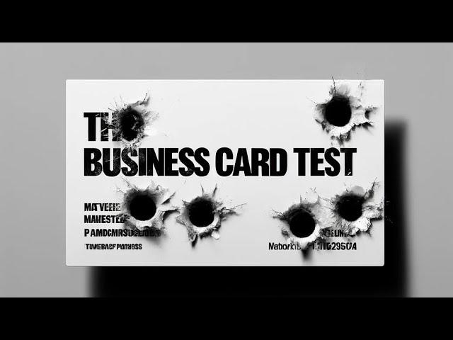 The Business Card Test