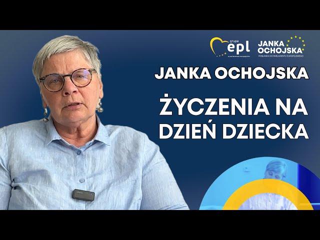 Janka Ochojska: Wszystkie dzieci są nasze. Dzień Dziecka - życzenia.