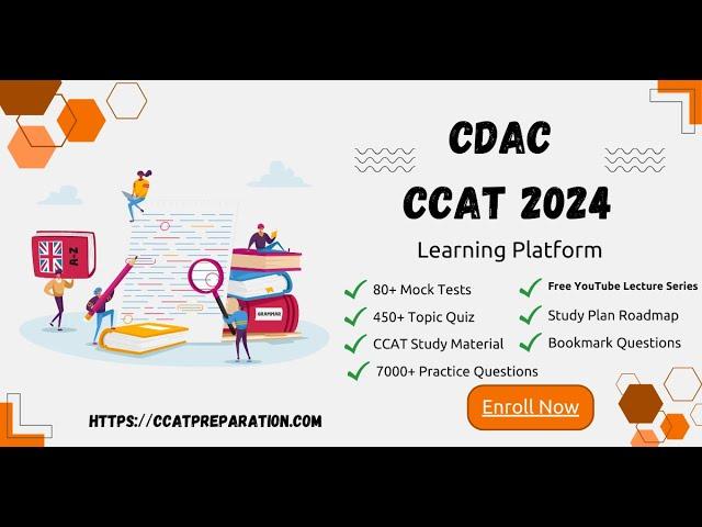 CDAC Pre-CAT | CCAT | CCAT Syllabus | CDAC Eligibility | CDAC Mock Test & Quiz | Study Material