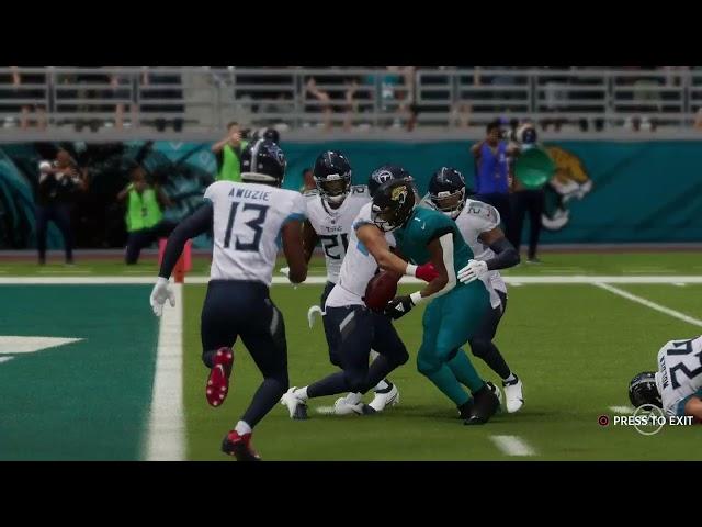 Titans vs Jaguars WEEK 11 PS5 MADDEN 24 updated roster season 24/25