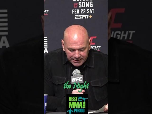 Dana White breaks down the numbers for #UFCSeattle #UFC #MMA #danawhite #combatsports #shorts