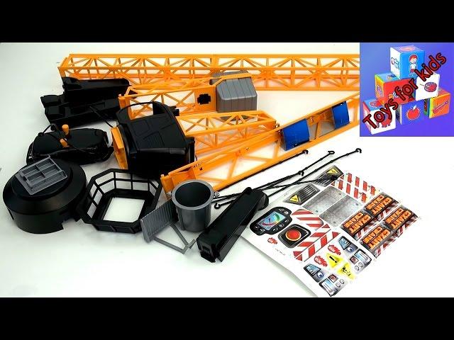 Crane Toy Dickie Giant Crane 203462411 Giant Crane Assemble & Demo