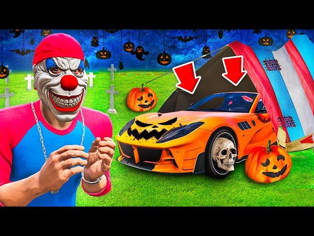 4000 IQ VERSTECK mit HALLOWEEN AUTO! (GTA 5 Hide & Seek)