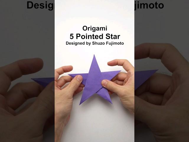 Origami 5-Pointed Star #shorts