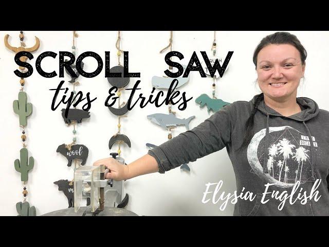 Easy Scroll Saw Tutorial | Scroll Saw Tips & Tricks | How to use a scroll saw DIY | Elysia English