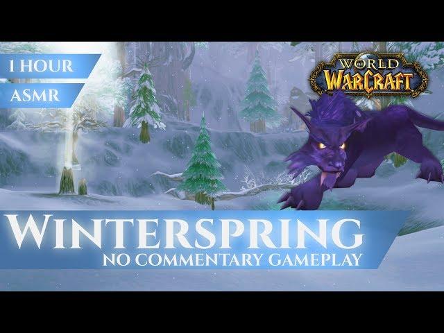 Vanilla Winterspring - Gameplay No Commentary ASMR (1 hour, 4K,  World of Warcraft Classic)