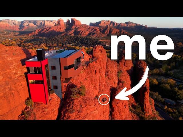 Inside an Iconic Home Built on a 200 ft Cliff!