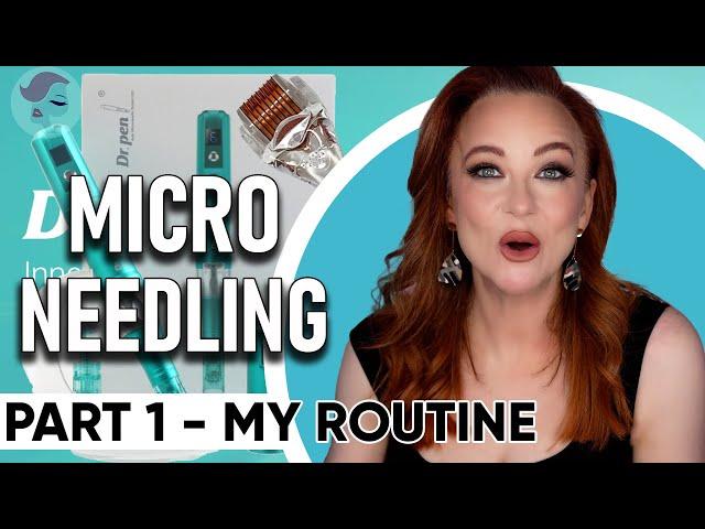 My Microneedling Routine!! Over 40: Treat Wrinkles & Tighten Skin!!