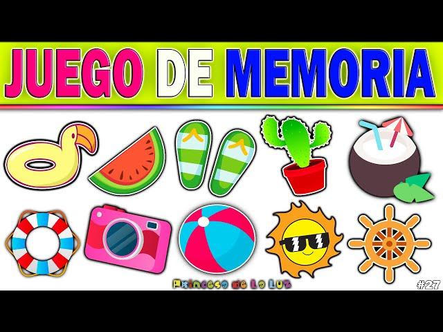 🟡🟢 TEST De MEMORIA  | JUEGO para MEJORAR tu CONCENTRACIÓN  MEMORIA VISUAL