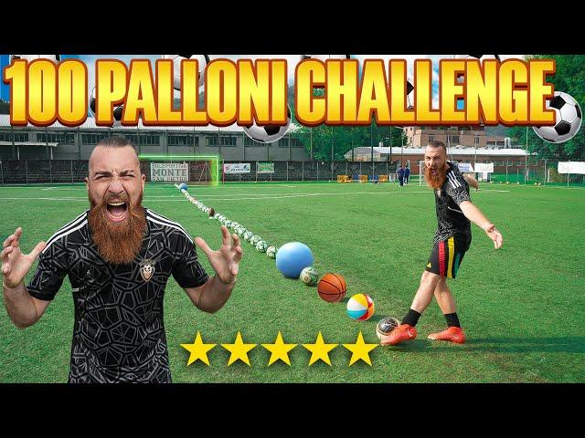 100 PALLONI FOOTBALL CHALLENGE: RAGNAR GK (Campione YouTuber summer cup) ️