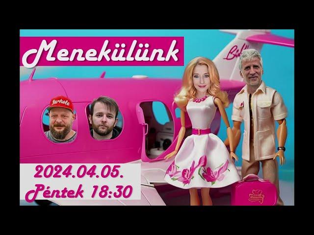 Menekülünk - Politikai Hobbista közönségtalkálkozó - 2024. 04. 05.