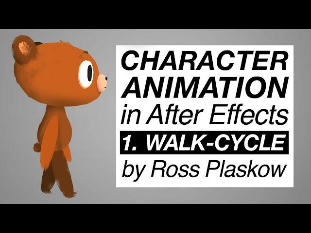 How To Make a Cartoon | Character Animation - After Effects tutorial [Basic Walk-cycle]