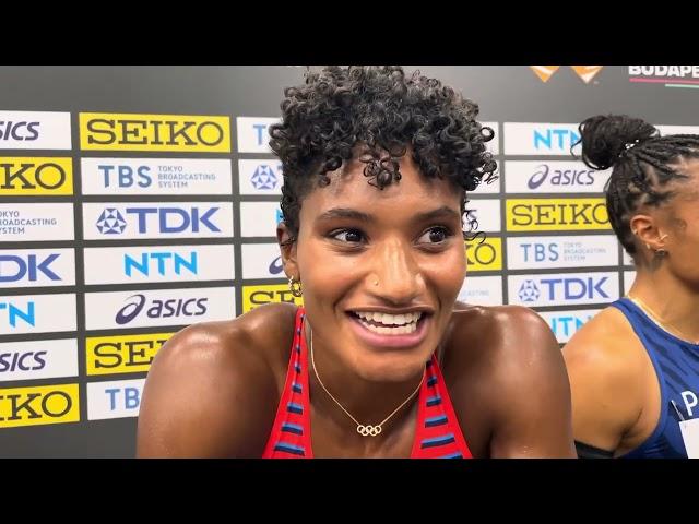 Anna Cockrell Feels Confident About Advancing to Semifinals in 400mh