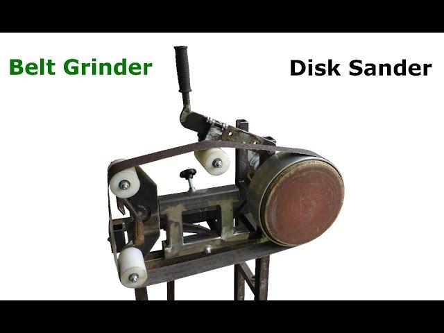 Making belt Grinder and Disk Sander two in one(2*72") 【Part.1】// Szalagcsiszoló