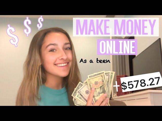 *EASY* ways to make money ONLINE AS A TEEN! + My past successful side hustles