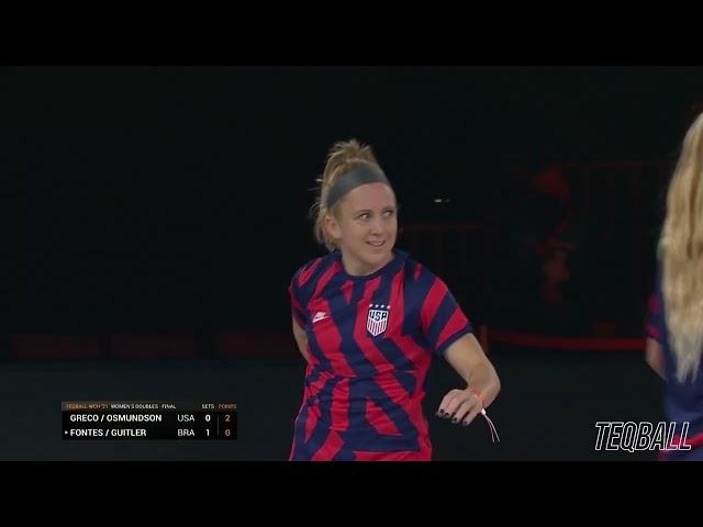 TEQBALL - WCH21 | Brazil vs USA | Women's Doubles Final Highlights