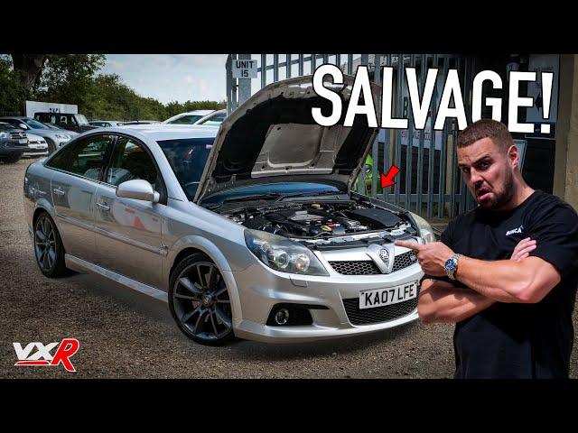 I BOUGHT A CHEAP SALVAGE VECTRA VXR!