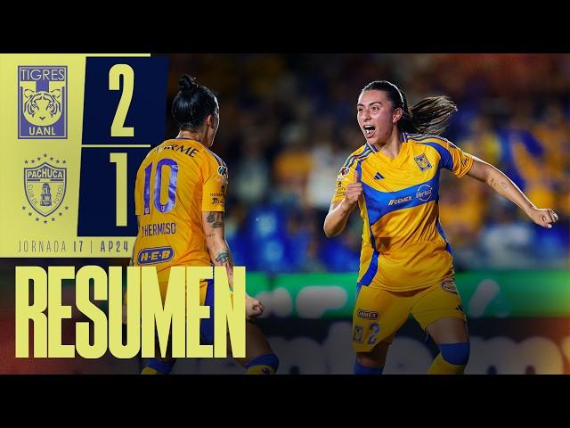  El Resumen Femenil | Tigres 2 - 1 Pachuca Femenil | Jornada 17 | Apertura 2024 | Liga MX Femenil