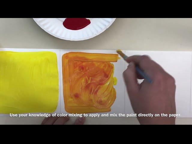 Painting Colorful Swatches