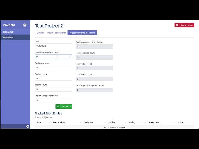 Project Management System Software - Spring Boot