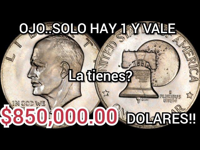 IMPRESIONANTE $850,000 DOLARES SOLO HAY 1 DE ESTAS LA TIENES? 1976 EISENHOWER DOLAR NO S