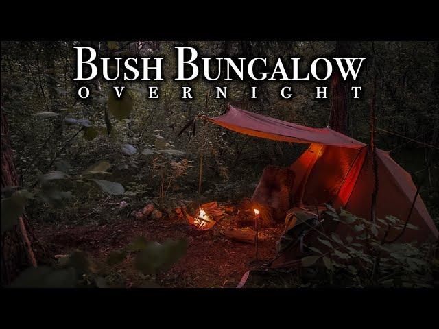 Bush Bungalow Overnight / Campfire Cooking / Relaxed Camping Vibes