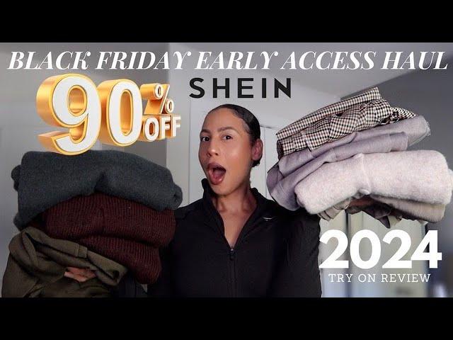 SHEIN BLACK FRIDAY EARLY ACCESS TRY ON HAUL 2024 