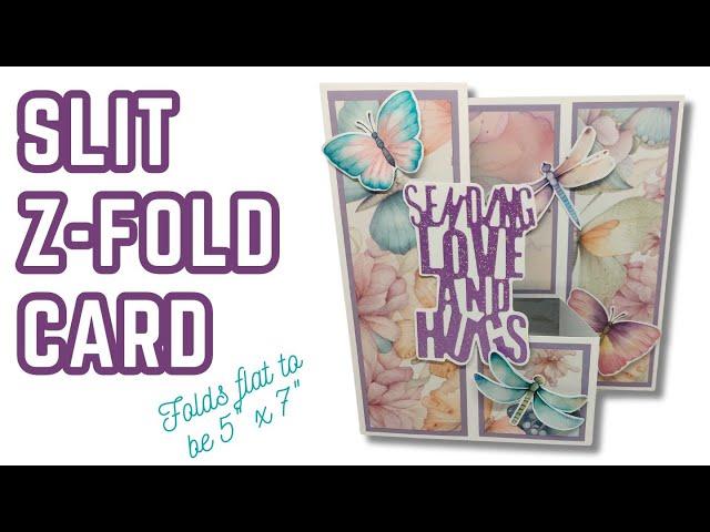 5" x 7" Slit Z Fold Card