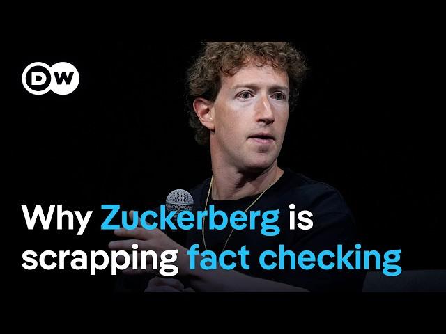 Fact checking to be scrapped on Facebook and Instagram | DW News