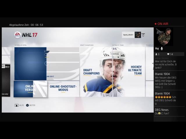 NHL17 {PS4} [german/deutsch] Livestream