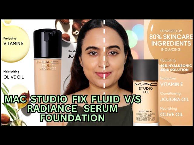 MAC Studio Fix v/s MAC Radiance Serum Foundation | Waysheblushes