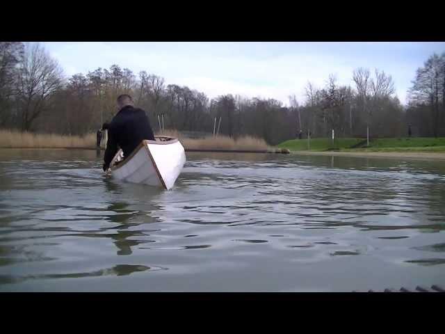 Kanu Canadier Freestyle Paddeln im Spreewald - Weihnachten 2013