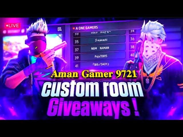 Free fire  live custom Room Giveaway FF live team code #freefire #ffgiveaway #livegame