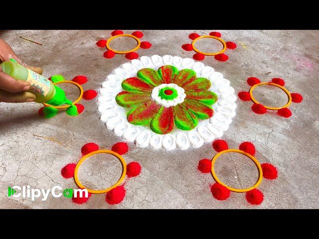 Beautiful Rangoli Design 2023 (Alpana Ritu Rangoli
