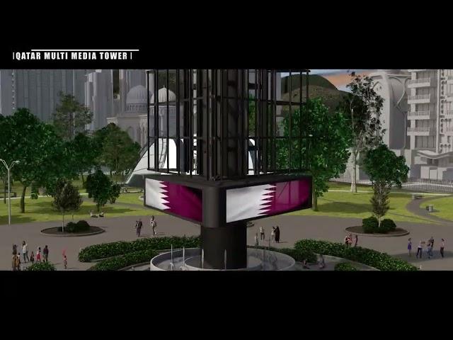 Qatar Rotation LED Display Design