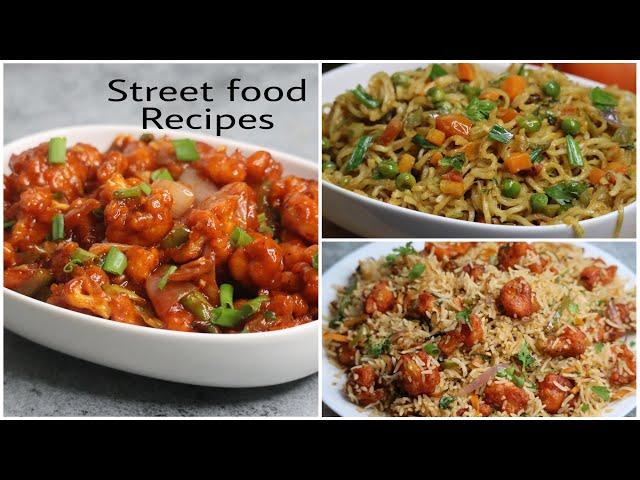 Street Food Recipes | Best Street Foods | Popular Street Style Recipes  @Teluginti Vanta