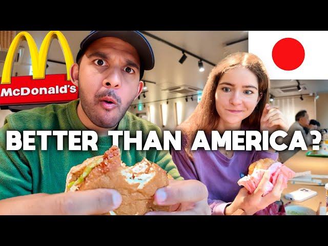 FIRST TIME Trying McDonald's In Japan  (not what we expected)