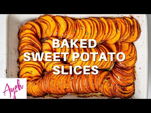 Baked Sweet Potato Slices