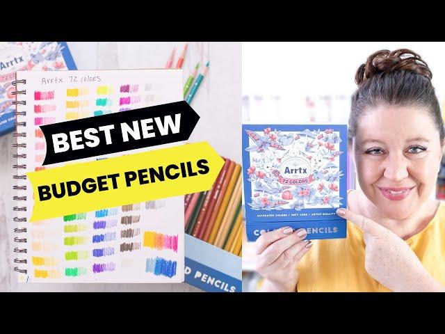 Cheaper than Prismacolor! NEW Arrtx Colored Pencils are JUST AS GOOD!