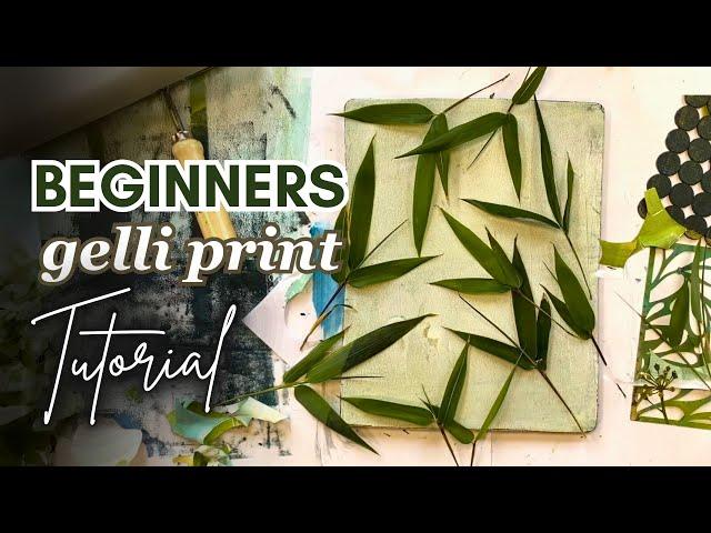 Beginners and Pros Start Here: Techniques for Gelli Plates