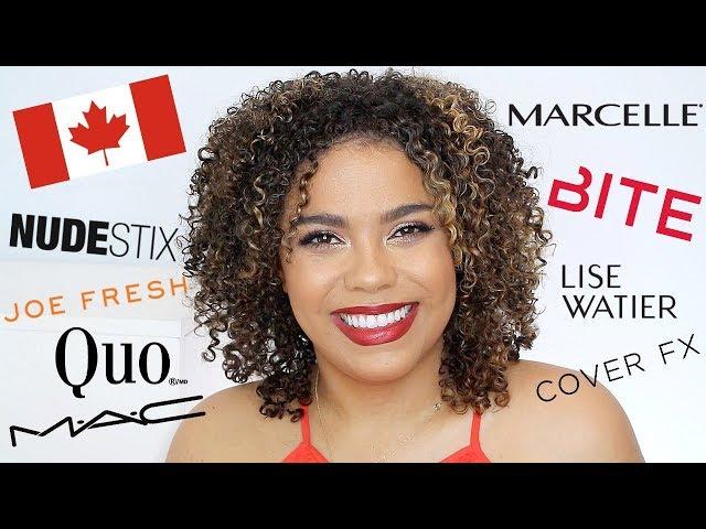 Full Face of Canadian Makeup Brands! Drugstore & High End - OH CANADAAA!!