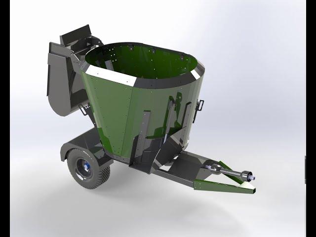 SOLIDOWORKS Visualize | Mixer | Agricultural Equipment